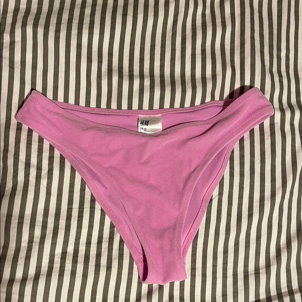 H&M shimmer bikini bottom